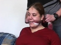 Sexy vintage BDSM fisting movie of a male slave