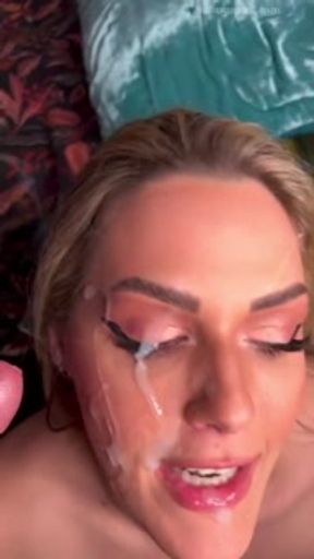 Savvy Suxx took my cumshot while smoking a J 😱