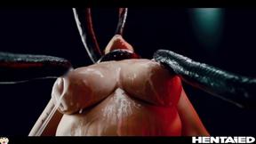 Real Life Hentai - Rae Lil Black ravaged by Jia Lissa & Aliens