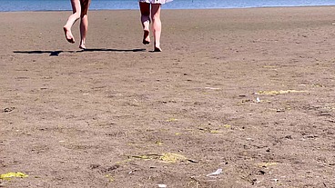 Piss Party and Fucking on the Beach with TS Sheri Allwood
