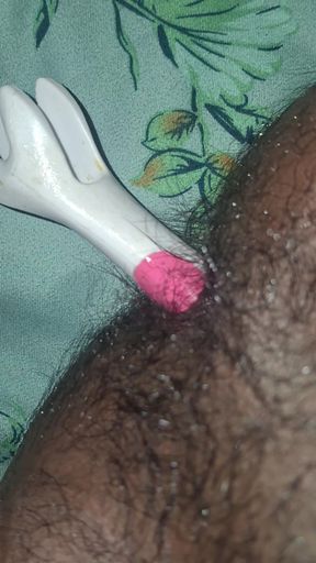 First time used dildo in my ass nobody to fuck me hard