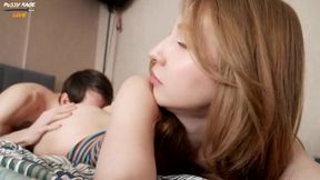 Intense Passion: A Beautiful Girl's Sensual Journey with Eye Contact and Pleasure