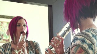 Tattooed Anna Bell Peaks Uses Every Huge Toy She Could Find