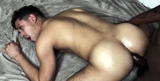 Alluring male gags when he sucks cock and fucks in the kinkiest rounds