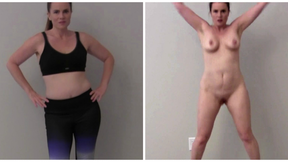 Naked Big Boobs Bouncing Jumping Jacks