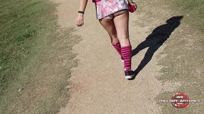 loirinha vai se exercitar no parque da prefeitura, se empolga e o clima esquenta!