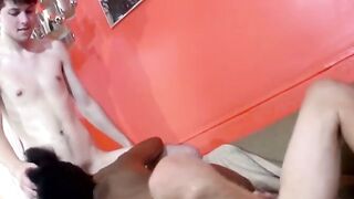 Erotic Encounters - Black Teen Devours Two White Guys' Hard Dick