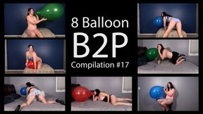 8 Balloon Blow2Pop Compilation #17 - Kylie Jacobs - WMV 1080p HD