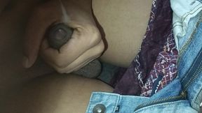 Reading on the Table and Masturbation