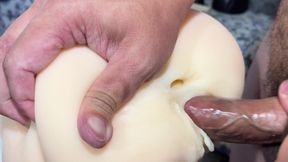 Fucking a sex doll hard