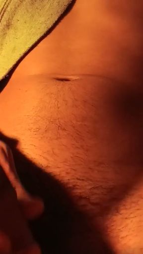 Hot naked guy in sweater jerking off his big cock, loud moans of intense pleasure   Clip 3