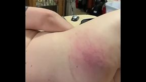 James spanking an old man with my sandals