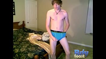 Trace Plays With Himself Through his Underwear