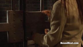 Tight Lesbian Slave In Bondage Masturbating Till Orgasm