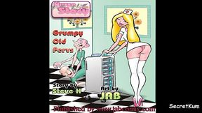 Nurse Stacy - Grumpy Old Pervs - Old Men Have Final Anal Threesome With Hot Young Nurse.