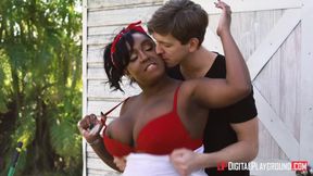 Saucy ebony MILF smutty porn movie