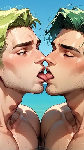 Sweat-soaked Muscle Fellows and Cumshot-fueled Joy in the Sun - That's Gay XXX Porn at Its Hottest!