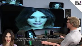 Stepsis Gets Fingered by My Sexbot - Sexbot Animated Porn Gameplay