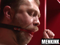 Two studs didnt stop edging Nathan Martin until they empty his balls