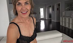 55yo cougar anal busty mature slut sucking