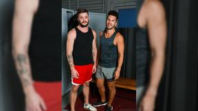 ”Marco Lorenzo & Kyle Hart have sex in the locker room.”