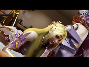 Virtual Goddess of Endless Desire Glow - 3D Animation Hentai