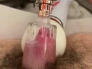 FtM pussy contractions inside pump