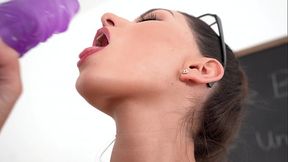 Busty Professor'_s Lesson On Solo Pleasuring