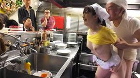 ”Mimi Asuka banged in a restaurant in public”