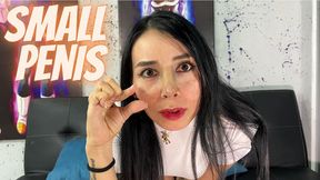 Latina Tinder date humiliates small penis on hotel bed