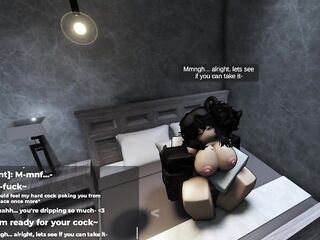 [ROBLOX] Cum loving doxy ends up moist
