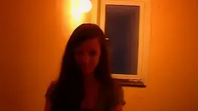 Hailey in amateur video of a chick sucking and riding a dick