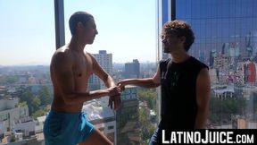 LatinoJuice.com - Enrique Mudu & Joe Dave - Kinky Latino Joe Dave swallows Enrique Mu