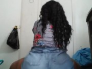 BBW Ass in Jean shorts teaser to onlyfans almond91