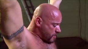 Horny male pornstar Tober Brandt in exotic tattoos, bareback homo porn video