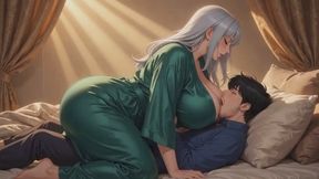 BBW SSBBW Stories #5B: Silver Strands of Playful Weight (Animated)