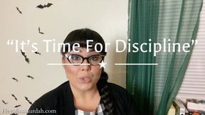 It’s Time For Discipline 4K