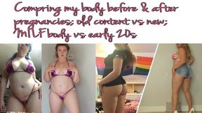 Comparing My Body Before and After Pregnancies