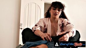 OUT OF THE FAMILY - Bratty Stepdaughter Pixie Smalls Gets Creampie After POV Fuck With Her Stepdad