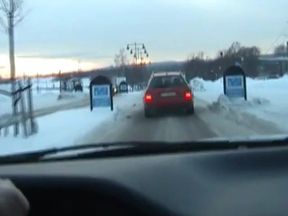 Big-Cock Blowjob in the Car with a Young Swedish Man