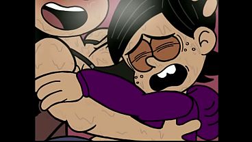 Bebe Santiago cogiendo a Ronaldo (the loud house)