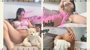 Fucking my TEDDY BEAR
