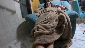 romantic fucking and cum play on a fur-coat linner 268