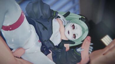 Wuthering Cyberpsycho Meltdown POV Sandwich DP Creampie