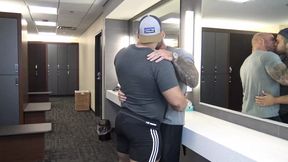 Hook-up in the gym locker room!