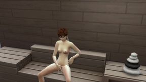 sakura first time dped at the sauna (gone sexual) (hot)