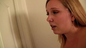 miss marie swallows billy glide s load after blowjob