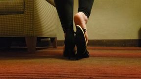 Mac Brown heels shoeplay