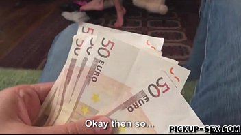 Busty babe Chloe Lacourt railed for cash