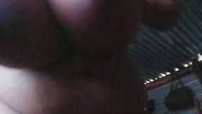 Massive double PP cup Tracey amateur african boob play pov
